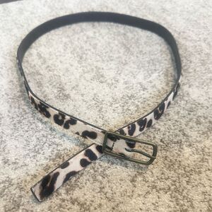 J. Crew Collection Mohair Leopard Women’s Belt M